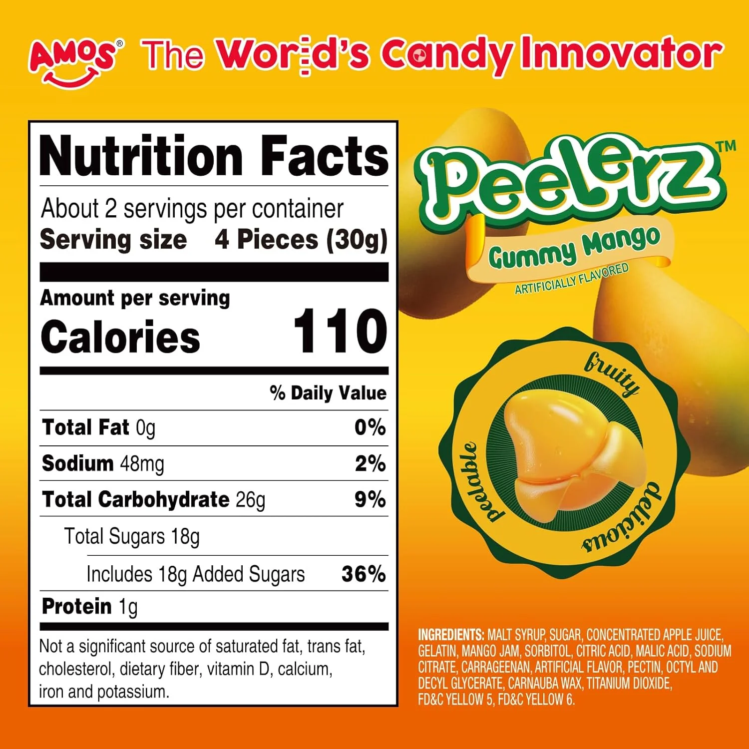 Amos Peelerz Mango 6oz (170g) - Image 5