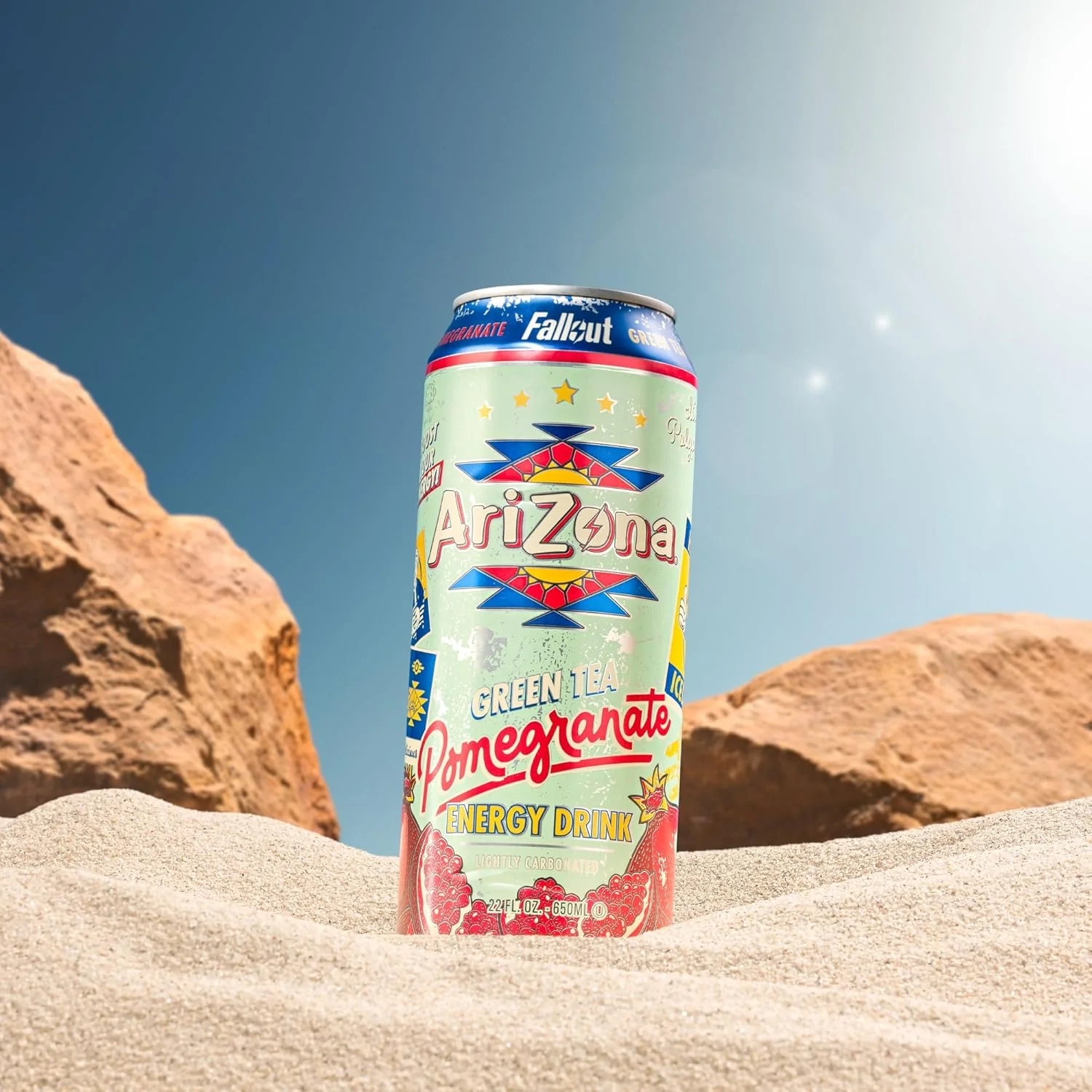 Arizona Fallout Energy Drink Pomegranate 22oz (650ml) - Image 2