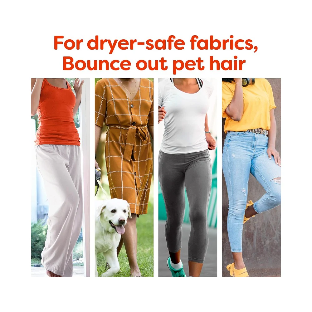 Bounce Pet Hair & Lint Guard Mega Sheets Fresh Scent 180 Dryer Sheets - Image 3