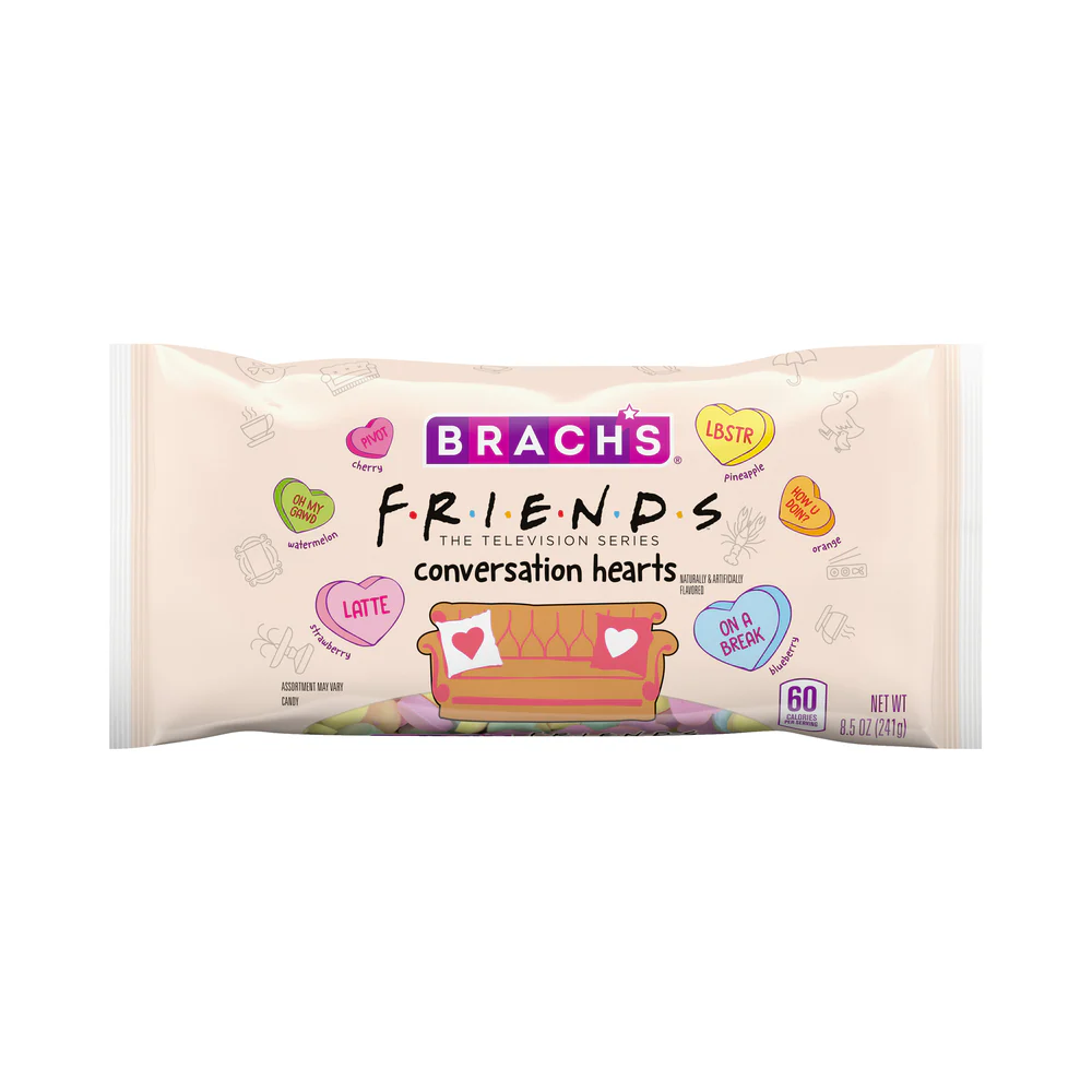 Brachs FRIENDS Conversation Hearts 8.5oz (241g)