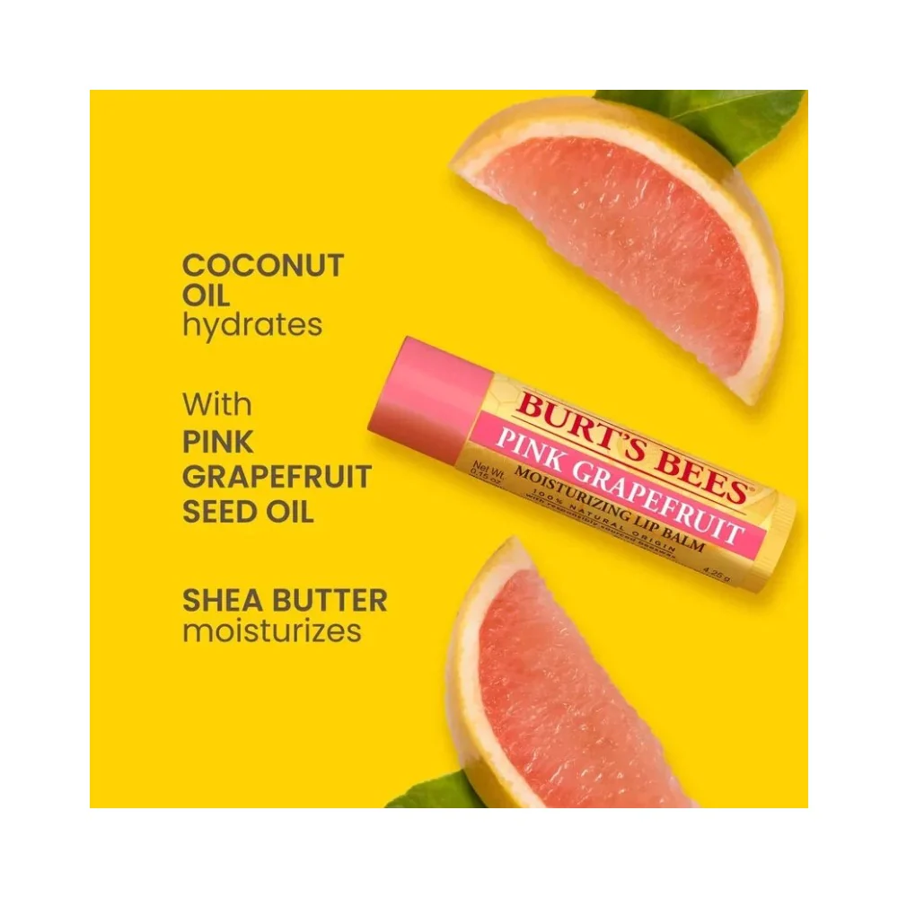 Burt's Bees Superfruit Moisturizing Lip Balm 4x0.15oz (4.25g) - Image 2