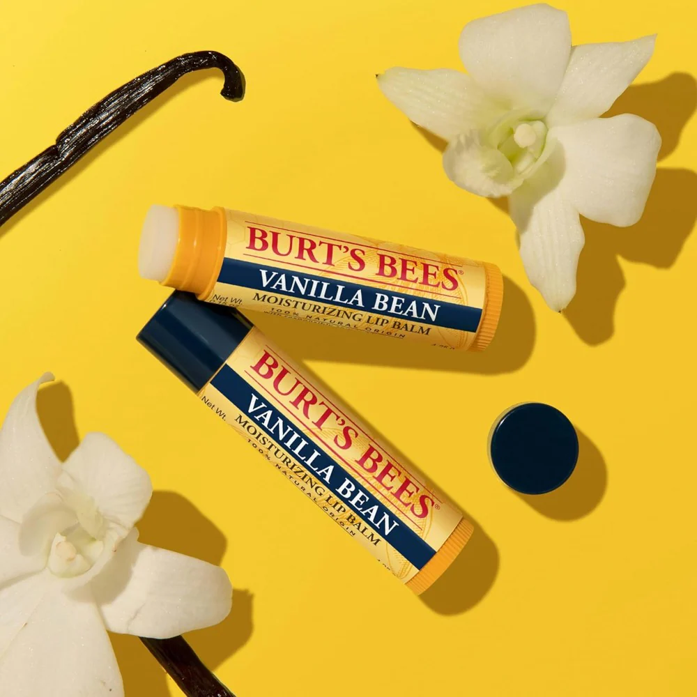 Burt's Bees Vanilla Bean Moisturizing Lip Balm 2x0.15oz (4.25g) - Image 6
