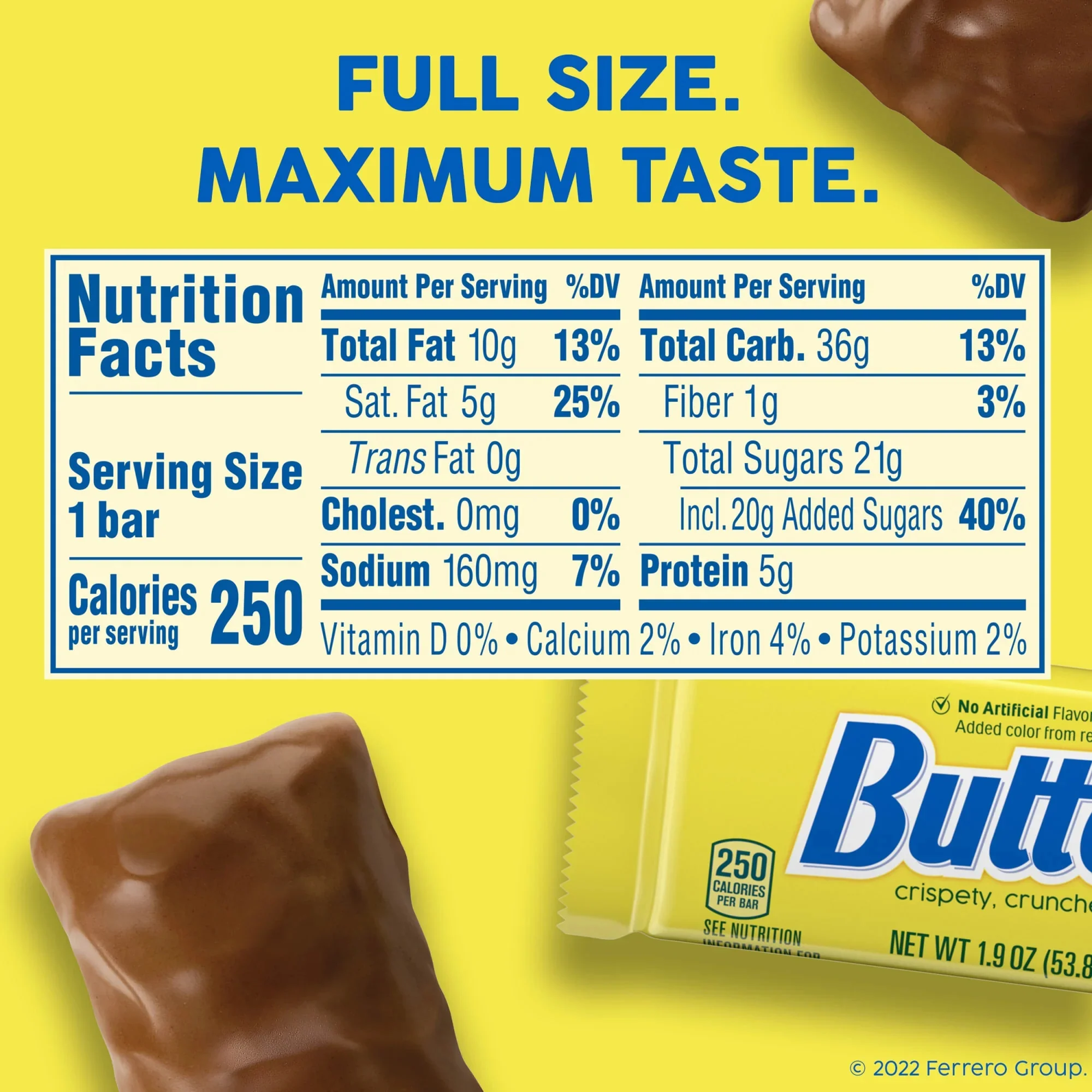Butterfinger Milk Chocolate Bars 1.9oz (53.8g) - Image 6