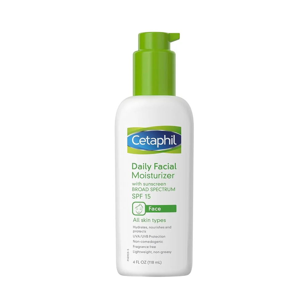 Cetaphil Daily Moisturizer with Sunscreen SPF 15 for Sensitive Skin Care 4oz (118ml)