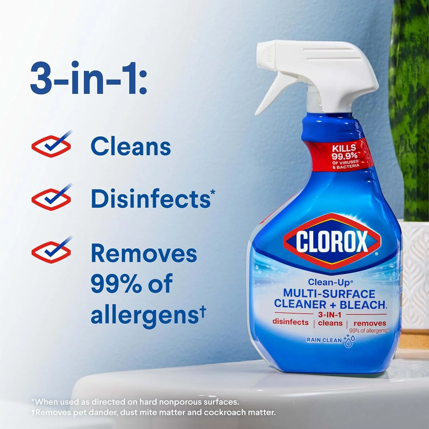 Clorox Clean Up Cleaner + Bleach Spray Fresh Scent 32oz (946ml) - Image 6