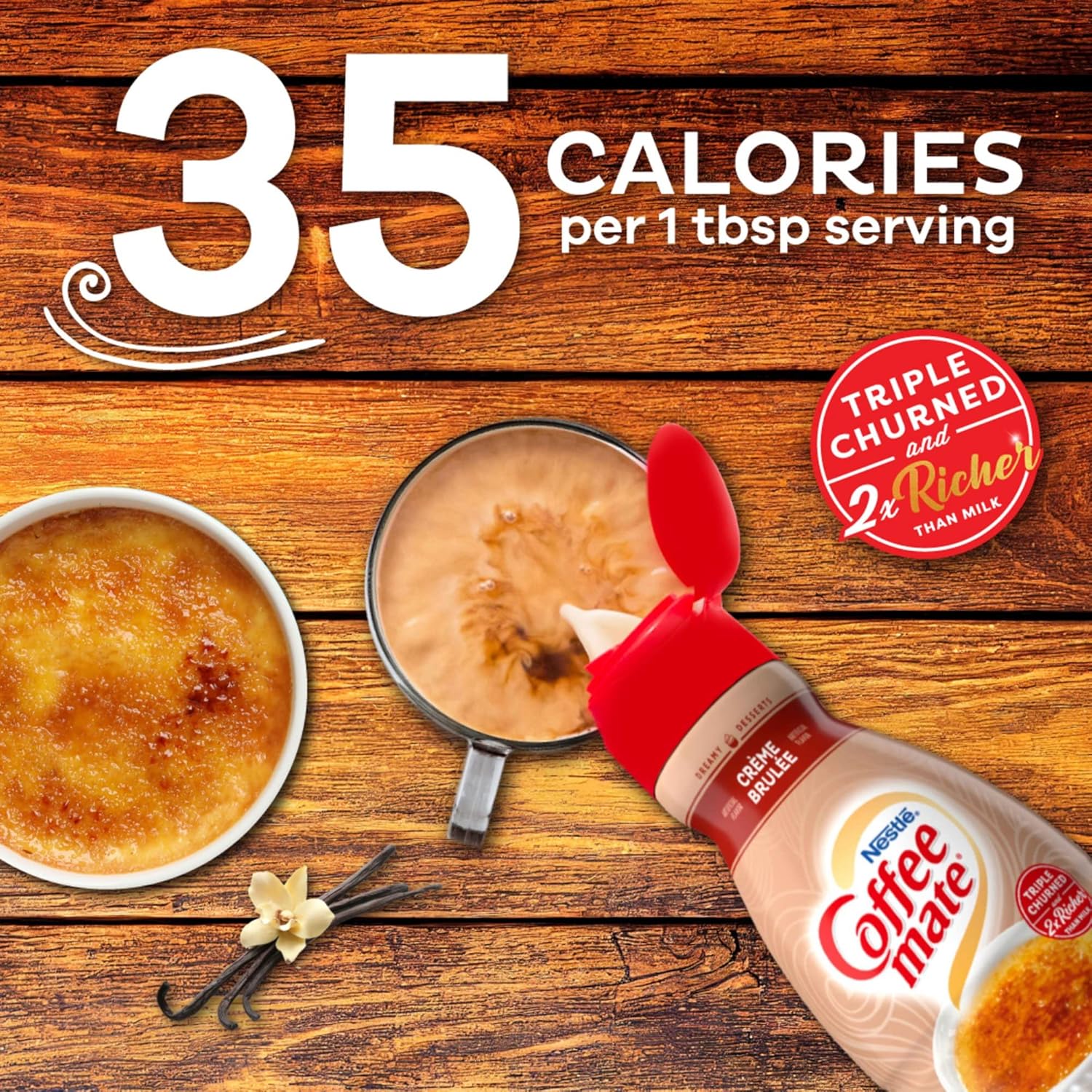 Coffee Mate Creme Brulee Creamer 32oz (946ml) - Image 2