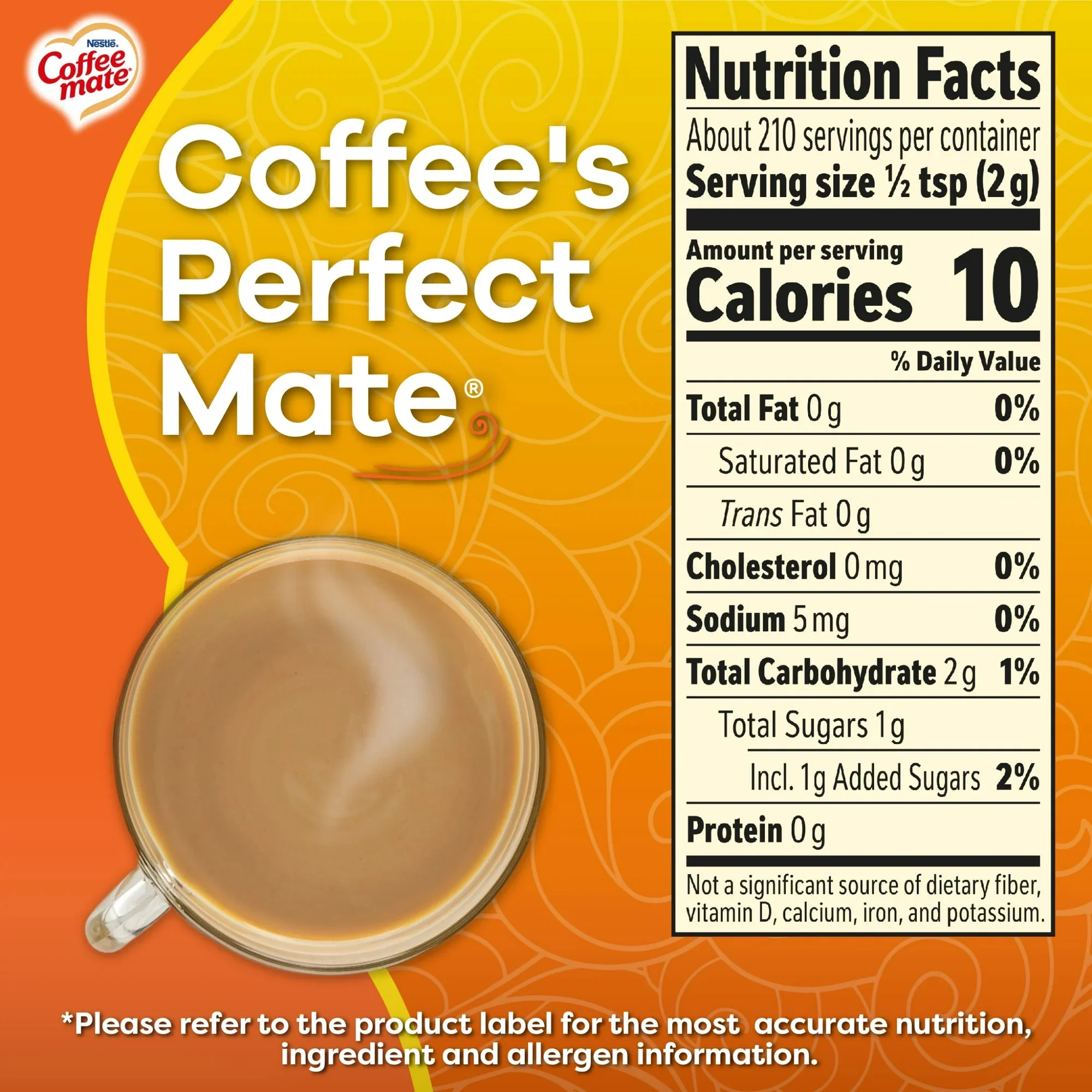 Coffee Mate Hazelnut 15oz (425.2g) - Image 2
