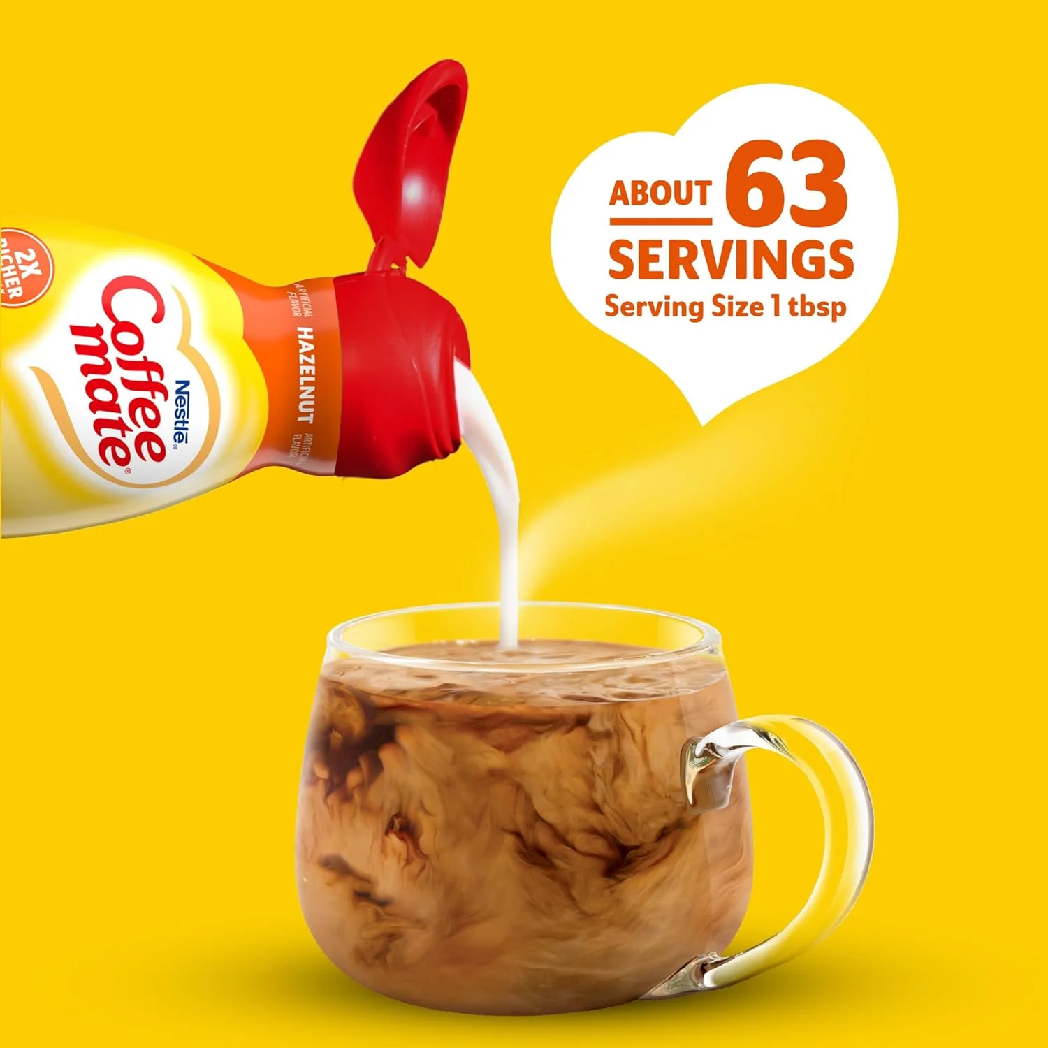 Coffee Mate Hazelnut Creamer 32oz (946ml) - Image 3