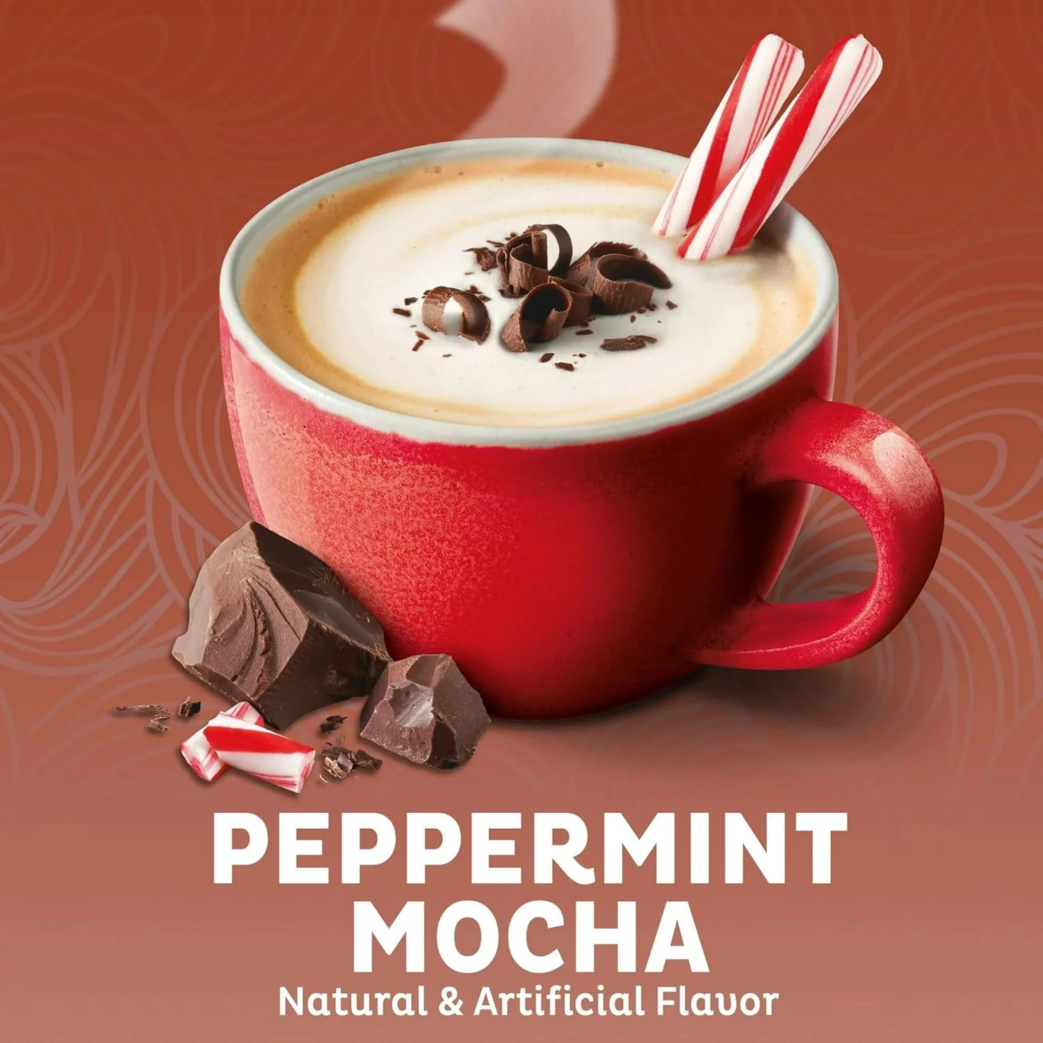 Coffee Mate Peppermint Mocha Creamer 32oz (946ml) - Image 2