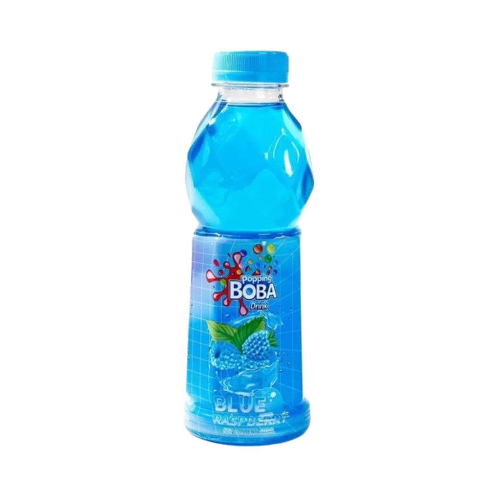 Boba Popping Drink Blue Raspberry 500ml