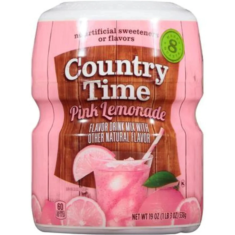 Country Time Drink Mix Variety Pack Lemonade and Pink Lemonade 538g (3 Pack) - Image 4