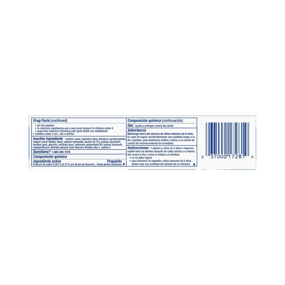Crest Plus Complete Scope Minty Fresh Toothpaste 2.7oz (76.5g) - Image 3