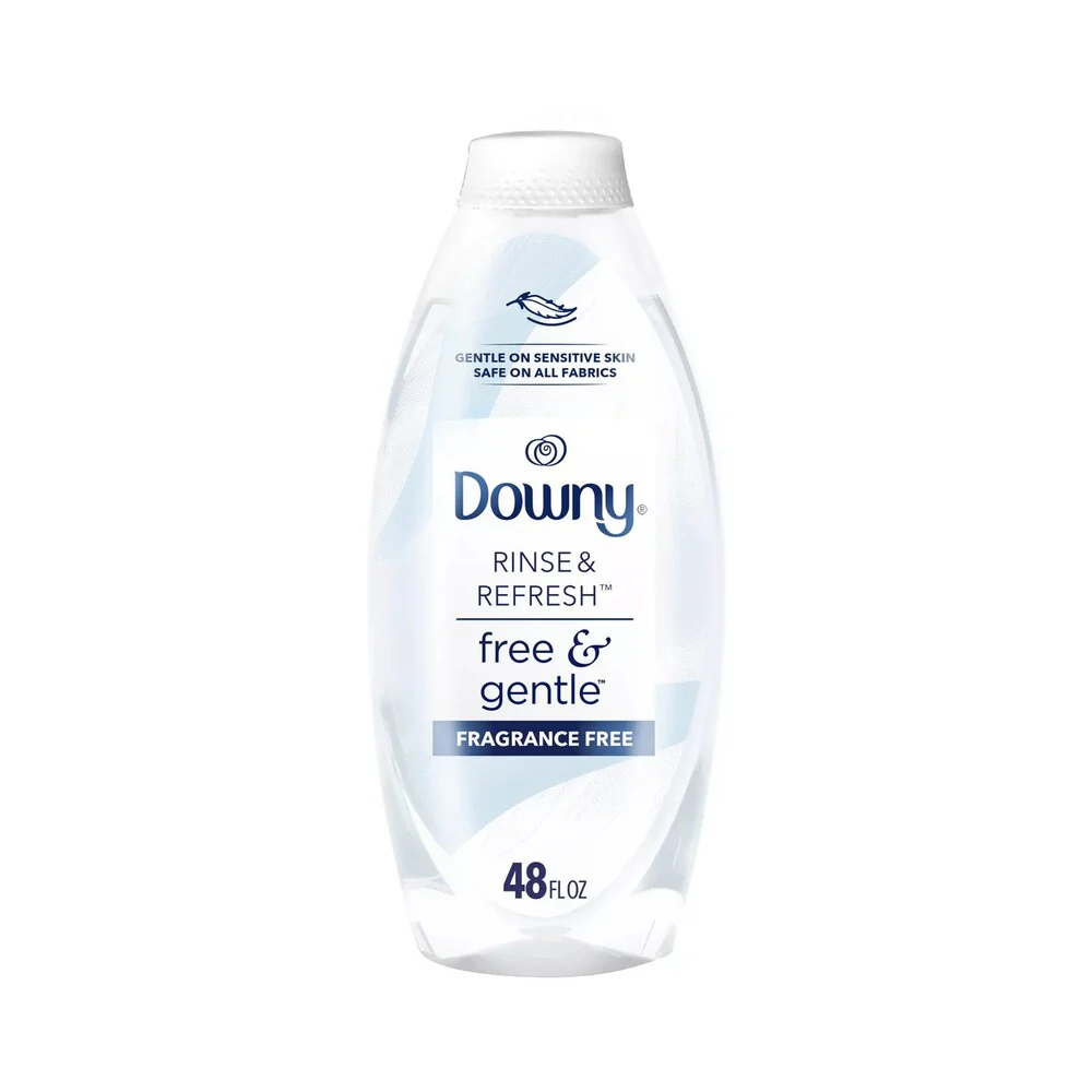 Downy Rinse & Refresh Free & Gentle Laundry Odor Remover and Fabric Softener I 48oz (1.43L)