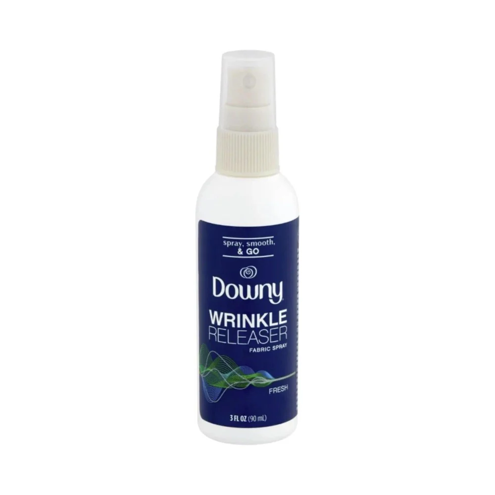 Downy Wrinkle Releaser and Refresher Fabric Spray Fresh Scent I Travel Size 3oz (90ml)