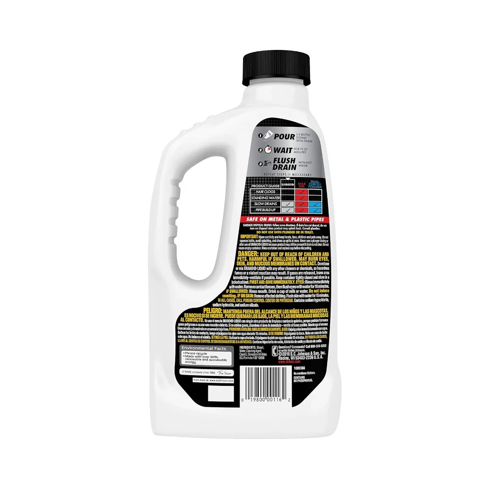 Drano Liquid Regular 32oz (946ml) - Image 2