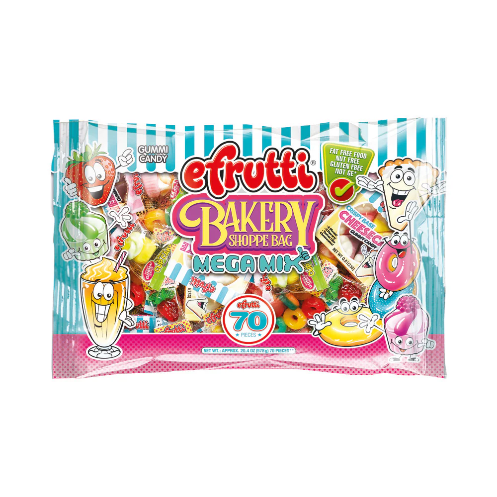 eFrutti Bakery Shoppe Bag Mega Mix 70ct (571g)
