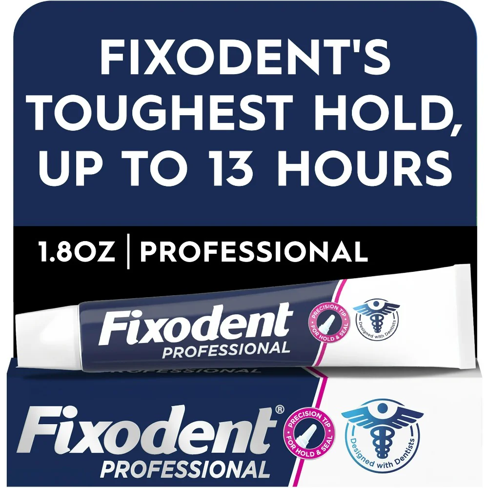 Fixodent Professional Denture Adhesive Cream 1.8oz (51g) - Image 2