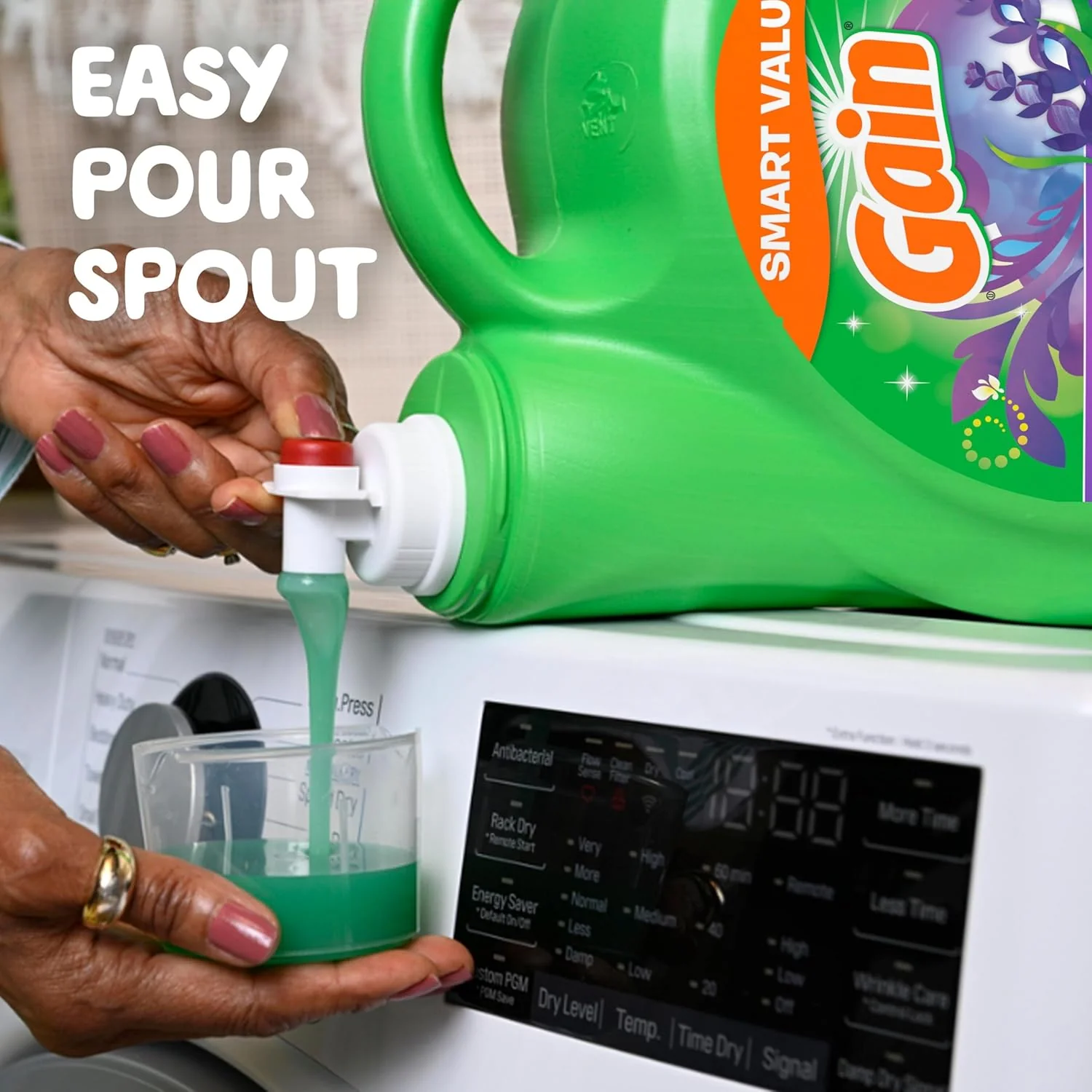 Gain Liquid Laundry Detergent, Lavender Scent 154oz 107 Loads - Image 6