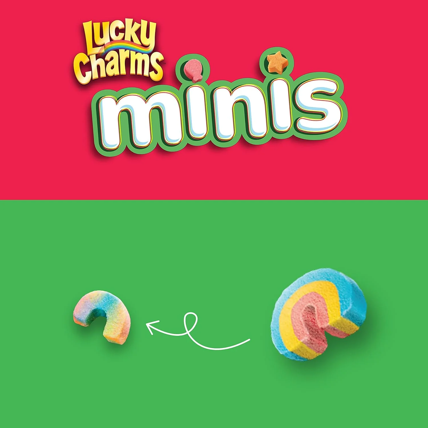 General Mills Lucky Charms Minis 10.5oz (297g) - Image 2