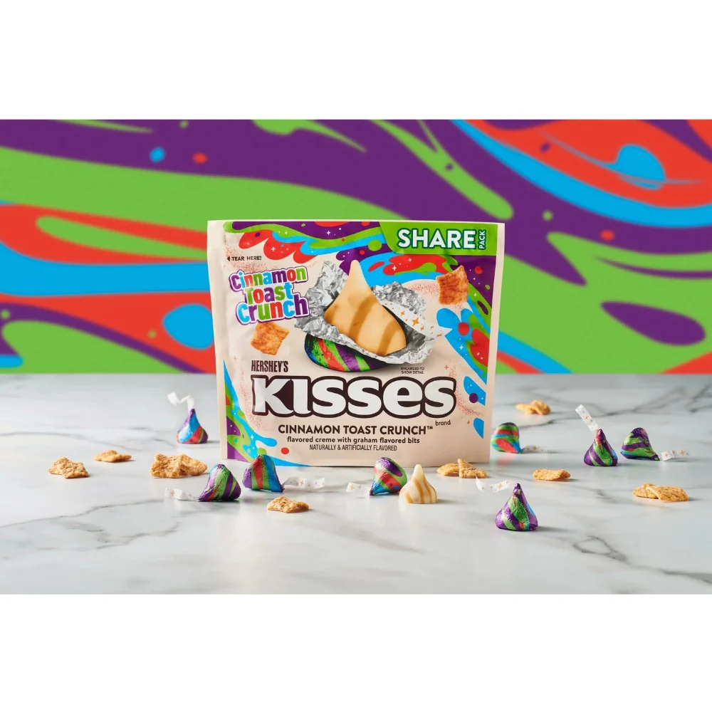 Hershey Kisses Cinnamon Toast Crunch Chocolate Share Pack 9oz (255g) - Image 2