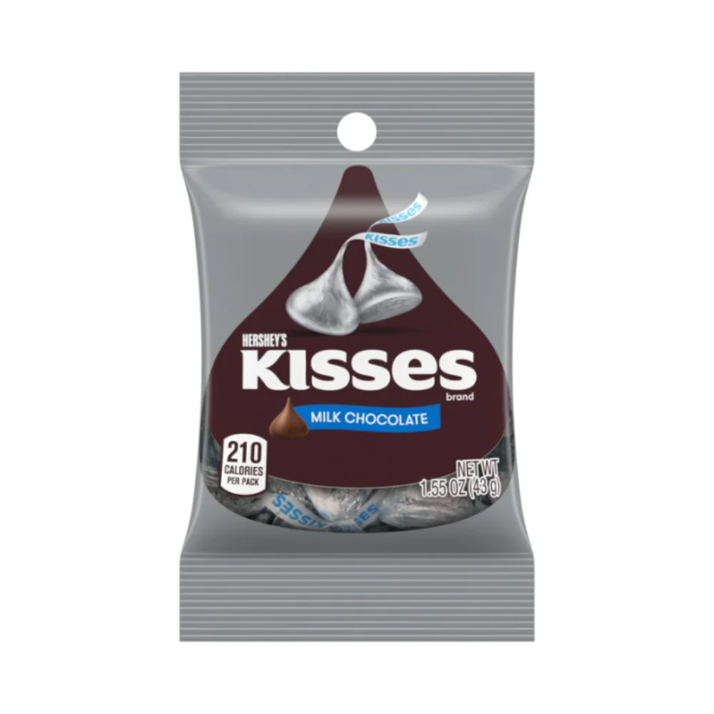 Hershey's Kisses Peg Bag 1.55oz (43g)