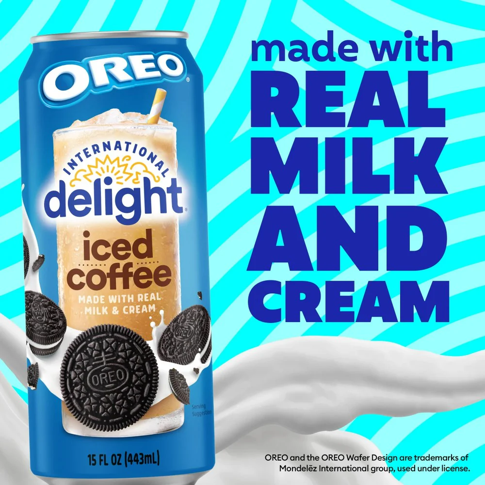 International Delight Iced Coffee Oreo Cookie 15oz (443ml) - Image 3