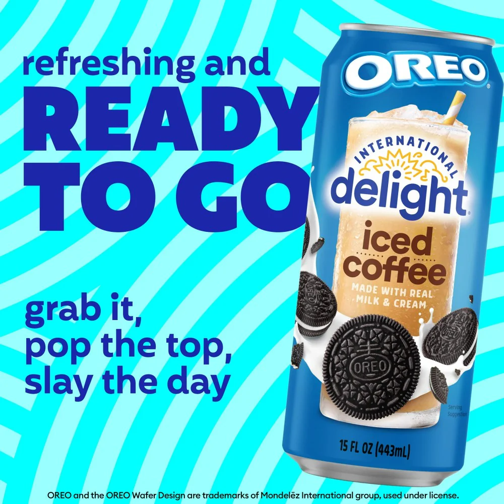 International Delight Iced Coffee Oreo Cookie 15oz (443ml) - Image 4