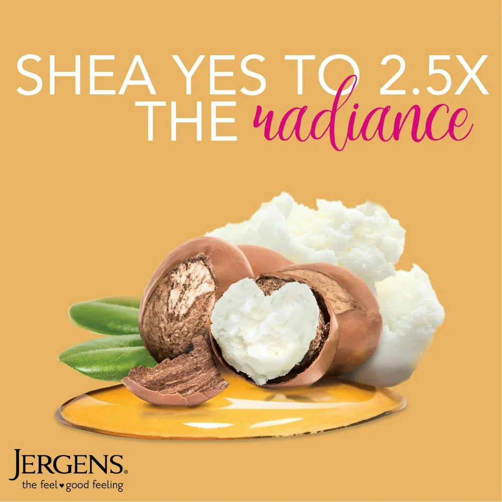 Jergens Moisturizer Shea Butter Hand and Body Lotion 16.8oz (496ml) - Image 2