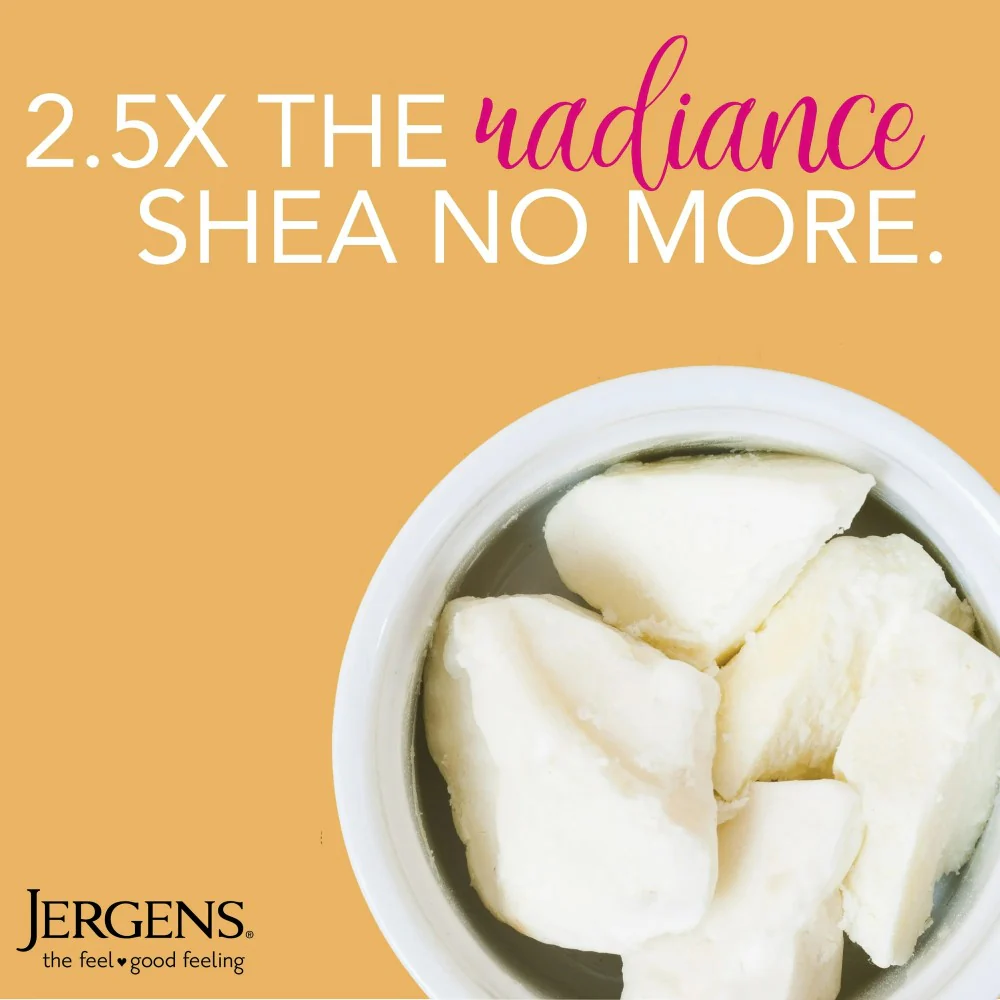 Jergens Moisturizer Shea Butter Hand and Body Lotion 16.8oz (496ml) - Image 4