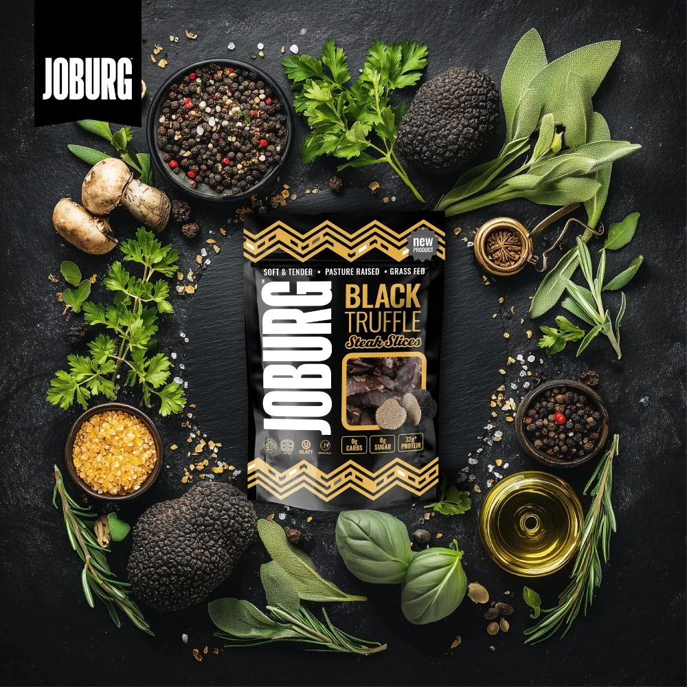 JoBurg Black Truffle Steak Slices I South African Traditional Biltong I 2oz (56.7g) - Image 2