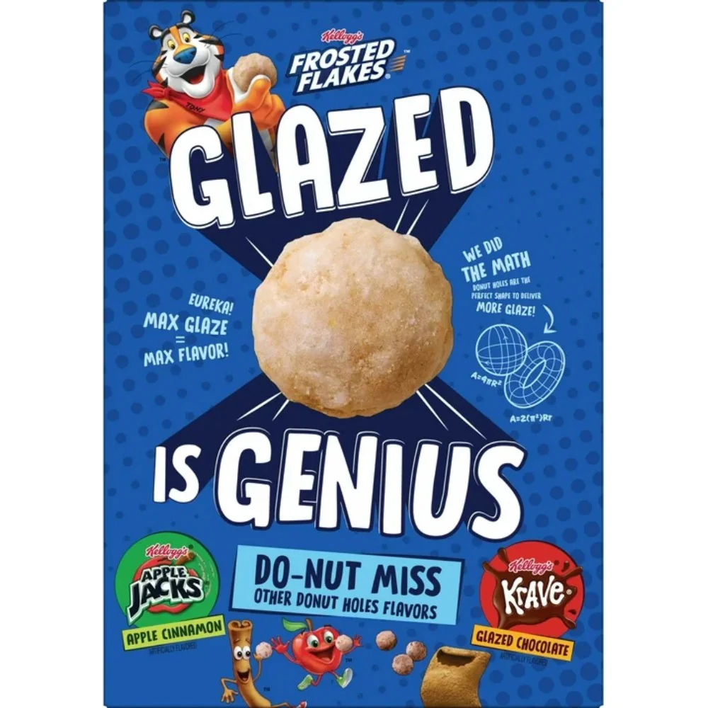 Kellogg's Frosted Flakes Glazed Donut Holes Cereal 10oz (283g) - Image 5