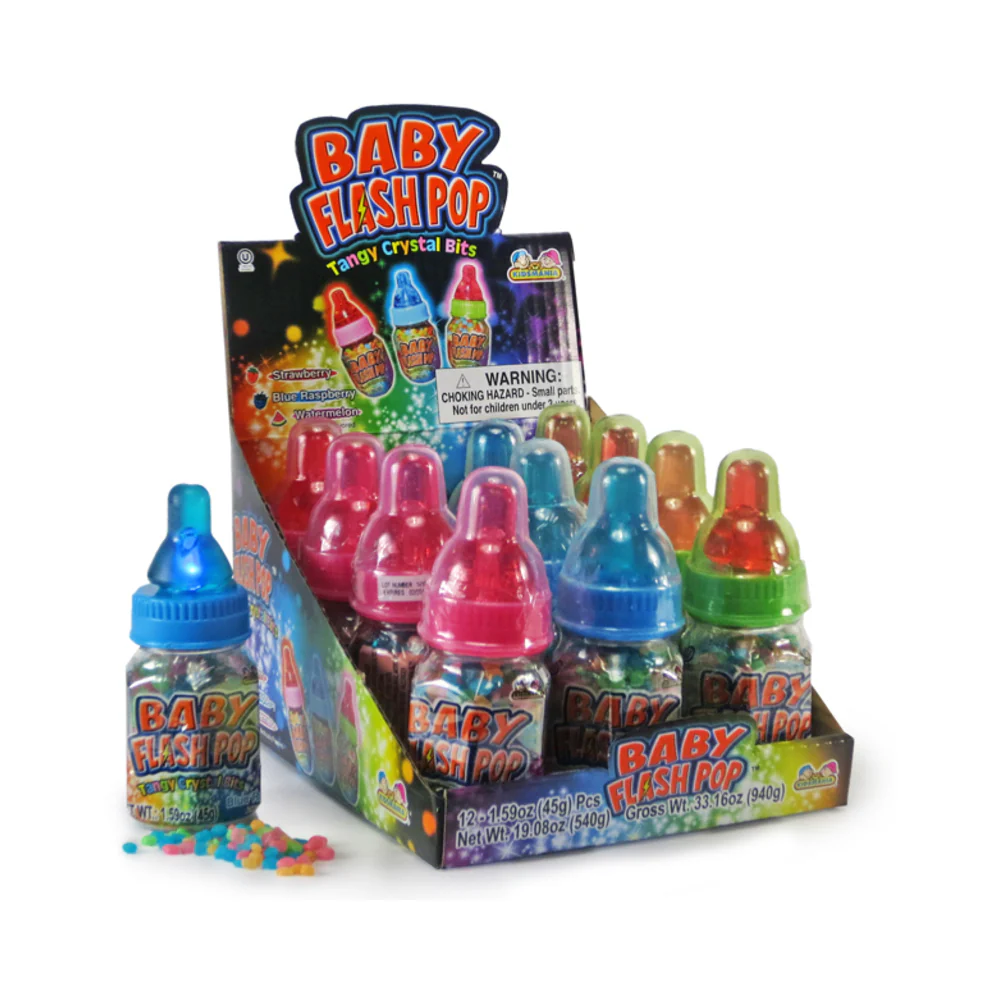 Kidsmania Novelty Baby Bottle Flash Pop 17g
