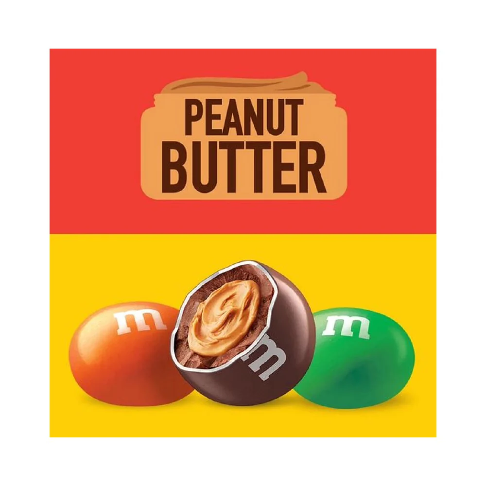 M&M'S Peanut Butter Chocolate Bulk Candy Jar (55 oz.) 1559.3g - Image 2