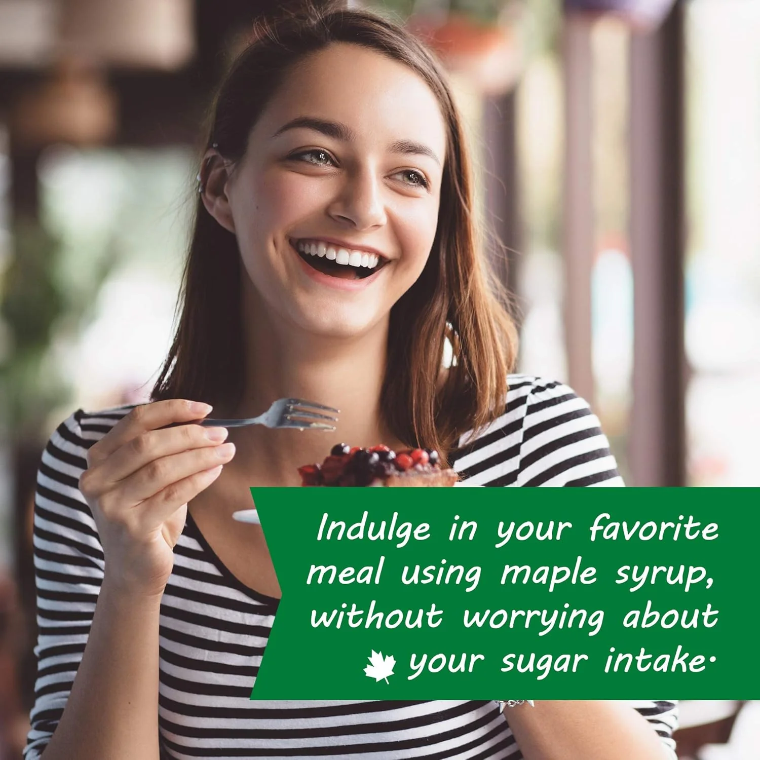 Maple Grove Sugar Free Maple Flavored Syrup Bottle 12oz (355ml) - Image 4