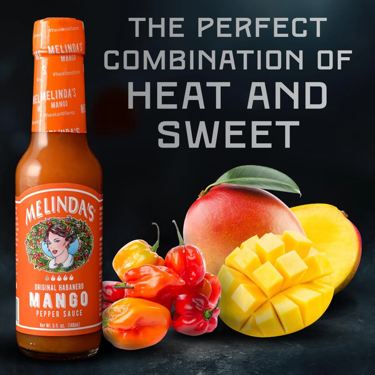 Melinda's Mango and Habanero Pepper Sauce 5oz (148ml) - Image 4