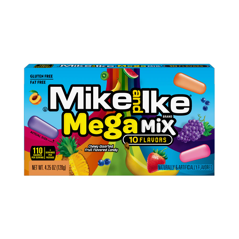 Mike & Ike Mega Mix Theater Box 4.25oz (120g)