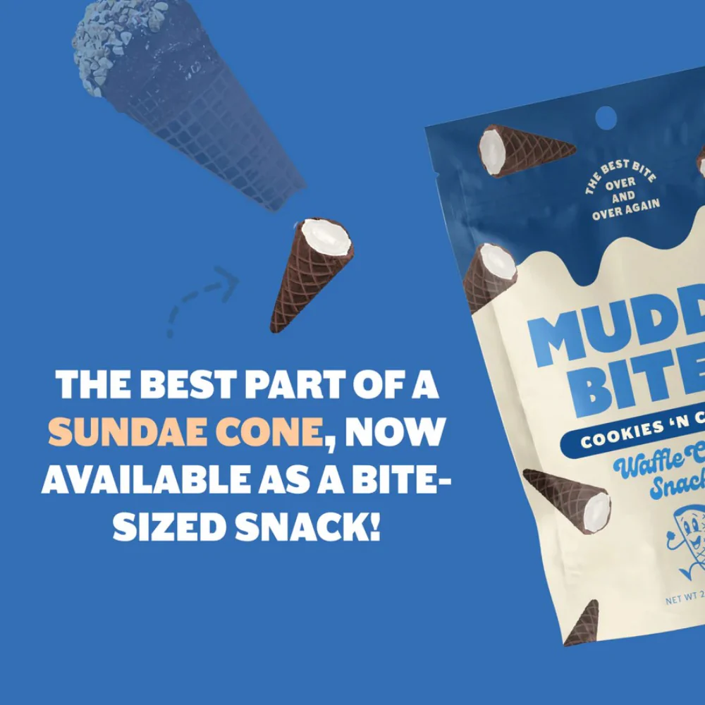 Muddy Bites Cookies n Cream 2.33oz (66g) - Image 2