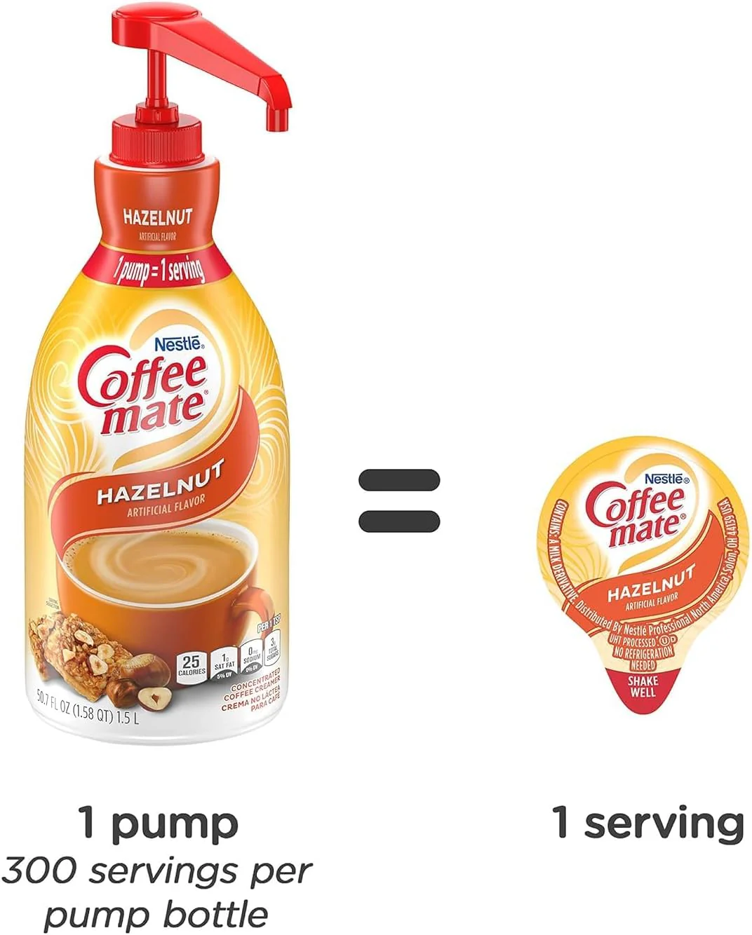 Nestle Coffee Mate Hazelnut 50.7oz (1.5L) - Image 3