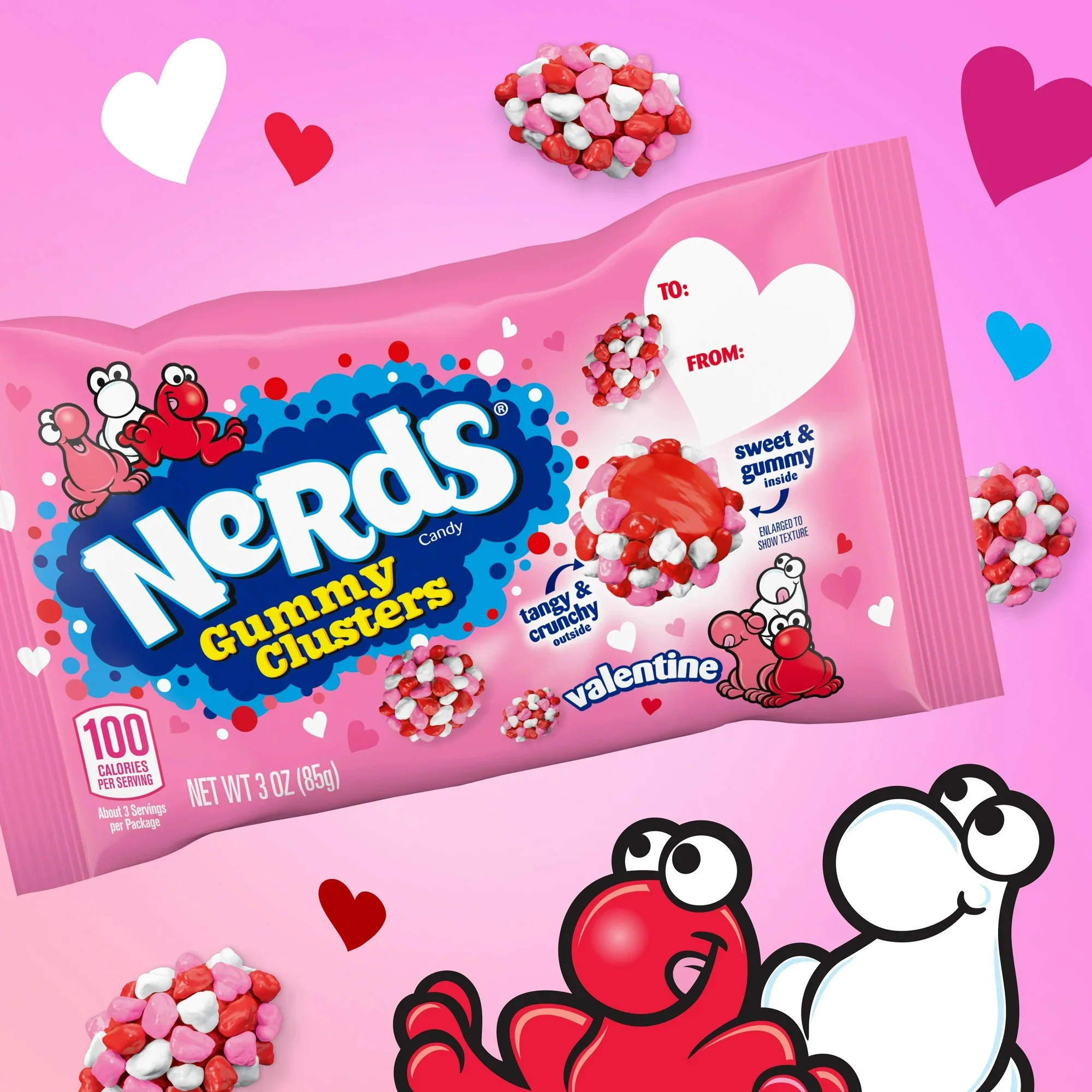 NEW! Nerds Gummy Clusters Valentine Limited Edition I 3oz (85g) - Image 4