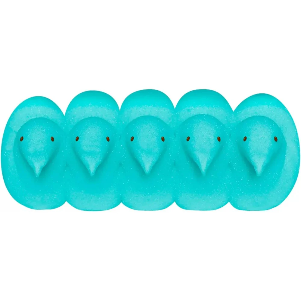 Peeps Easter Blue Chicks Marshmallow 5 Count 1.5oz (43g) - Image 3