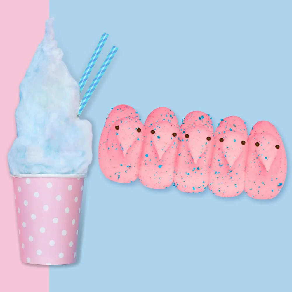 Peeps Easter Chicks Cotton Candy Marshmallow Candy 10ct 3oz (85g) - Image 4