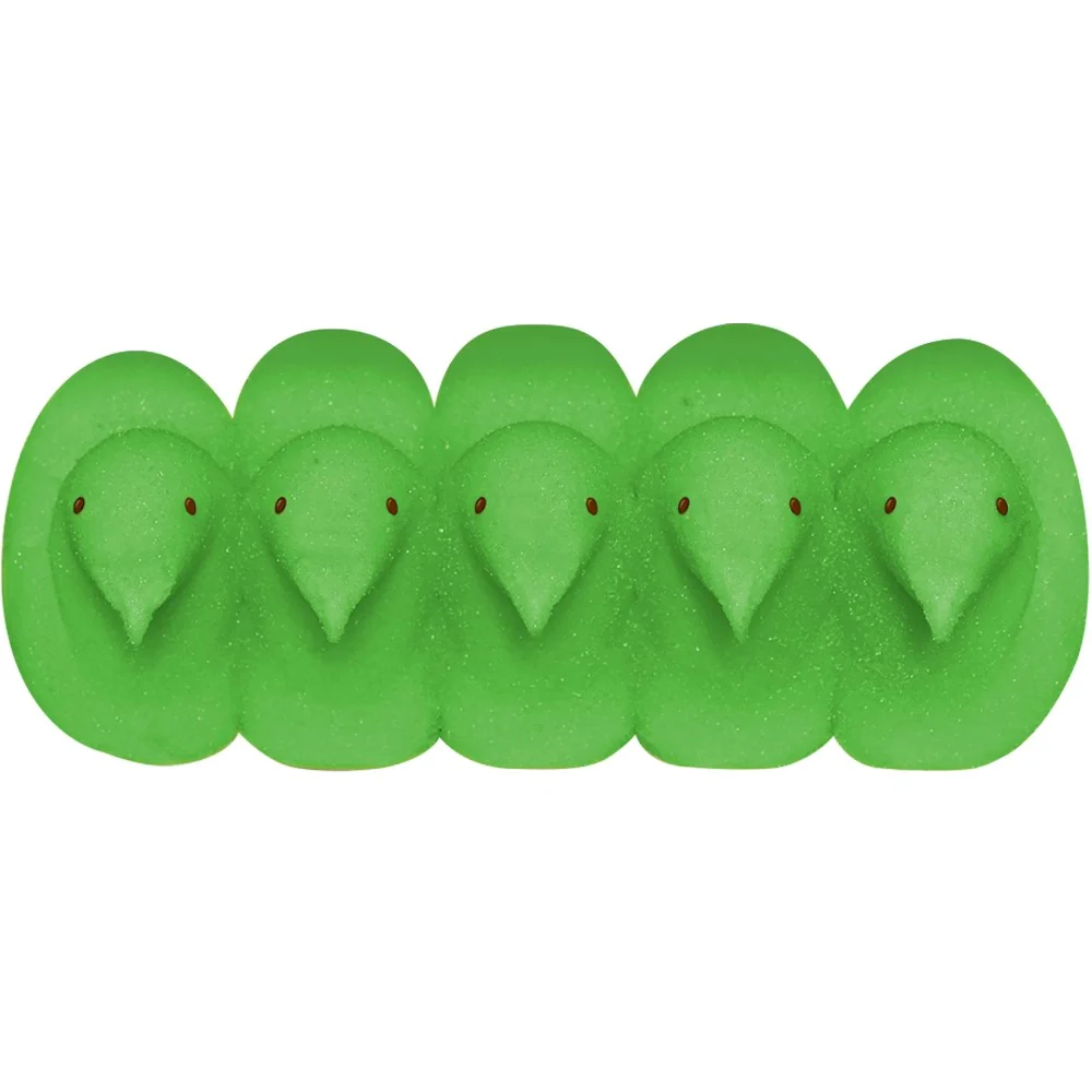 Peeps Easter Chicks Sour Watermelon Marshmallow 10 Count 3oz (85g) - Image 3