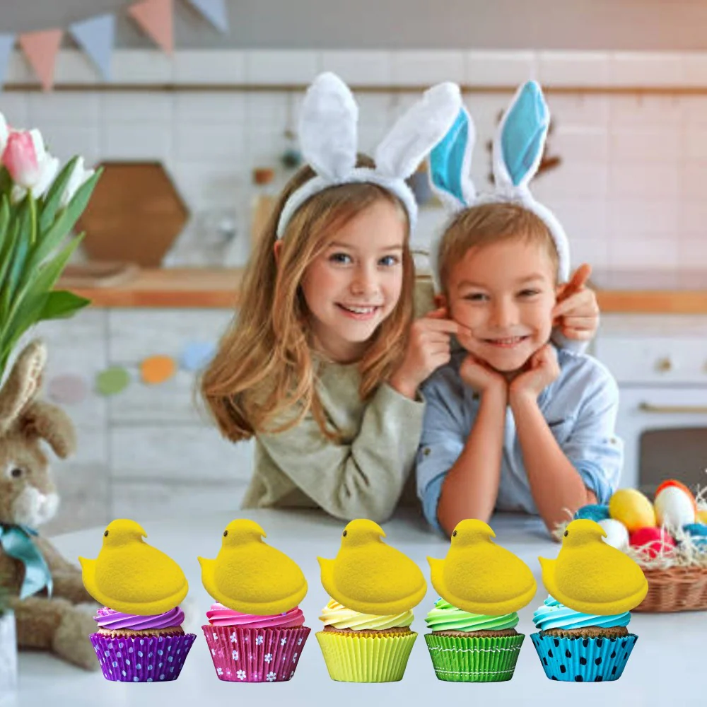 Peeps Easter Yellow Chicks Marshmallow 5 Count 1.5oz (43g) - Image 4