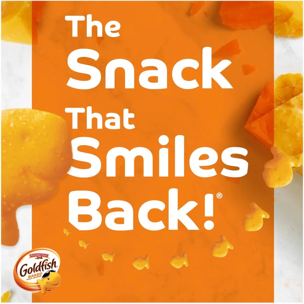 Pepperidge Farm Goldfish Xtra Cheddar Crackers 2.45oz (69.4g) - Image 2
