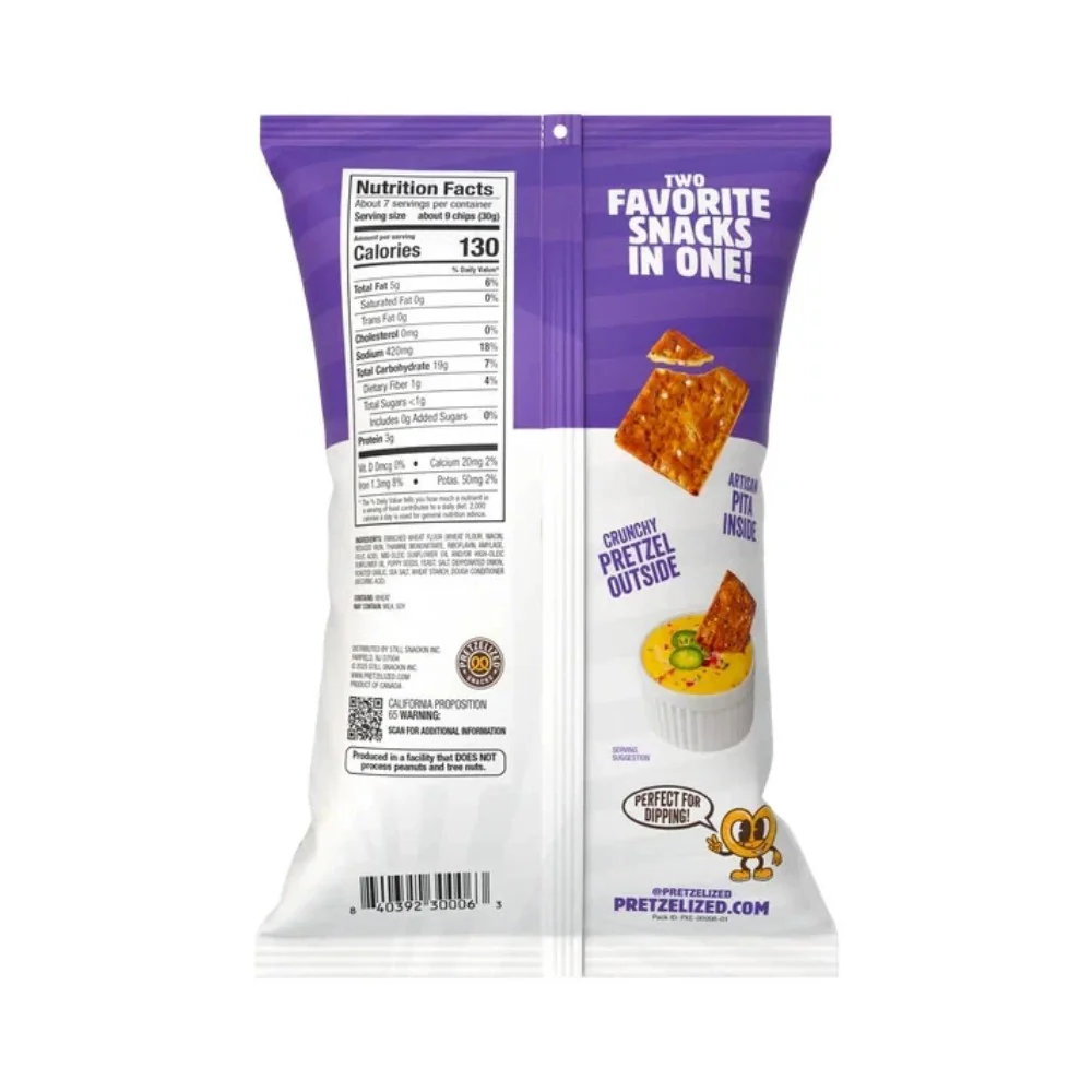 Pretzelized Pretzel Pita Chips Everything 7oz (198g) - Image 3