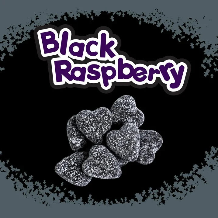 SOUR PATCH KIDS Sour Hearts Black Raspberry Soft & Chewy Candy, Valentines Candy 3.08oz (87g) - Image 6