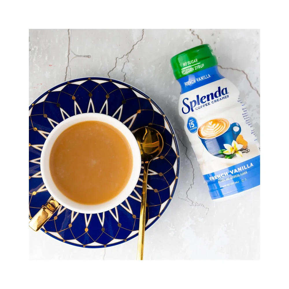 Splenda Coffee Creamer French Vanilla No Sugar 8oz (237ml) - Image 4