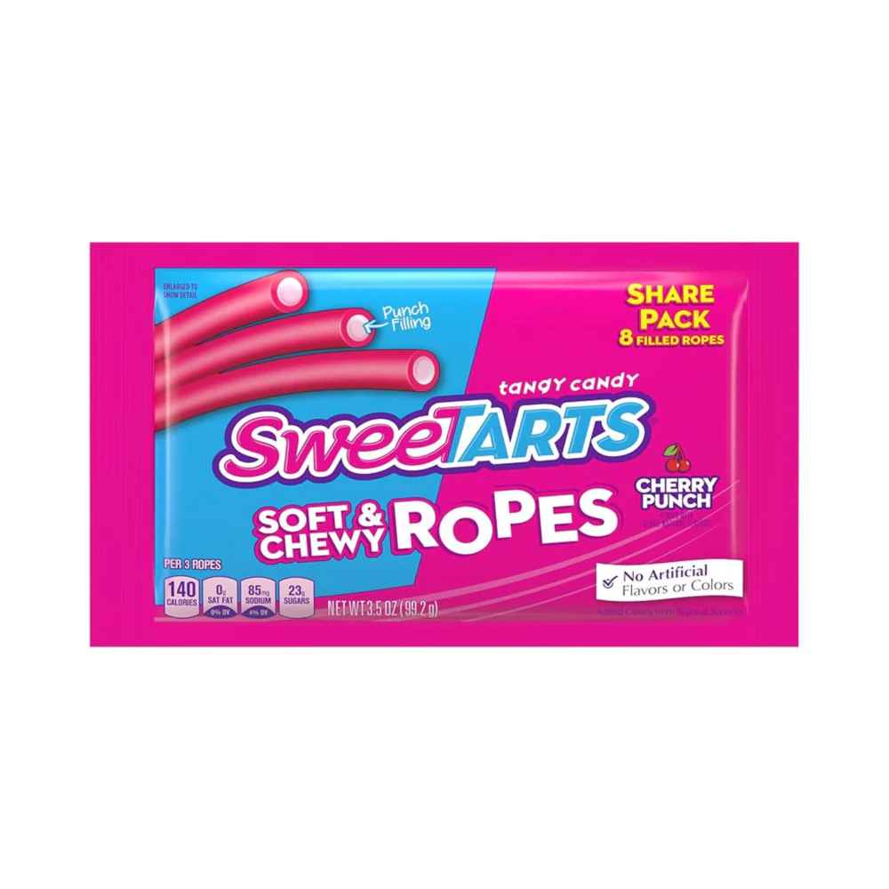 Sweetarts Soft & Chewy Ropes Cherry Punch 3.5oz (99.2g) - Image 3