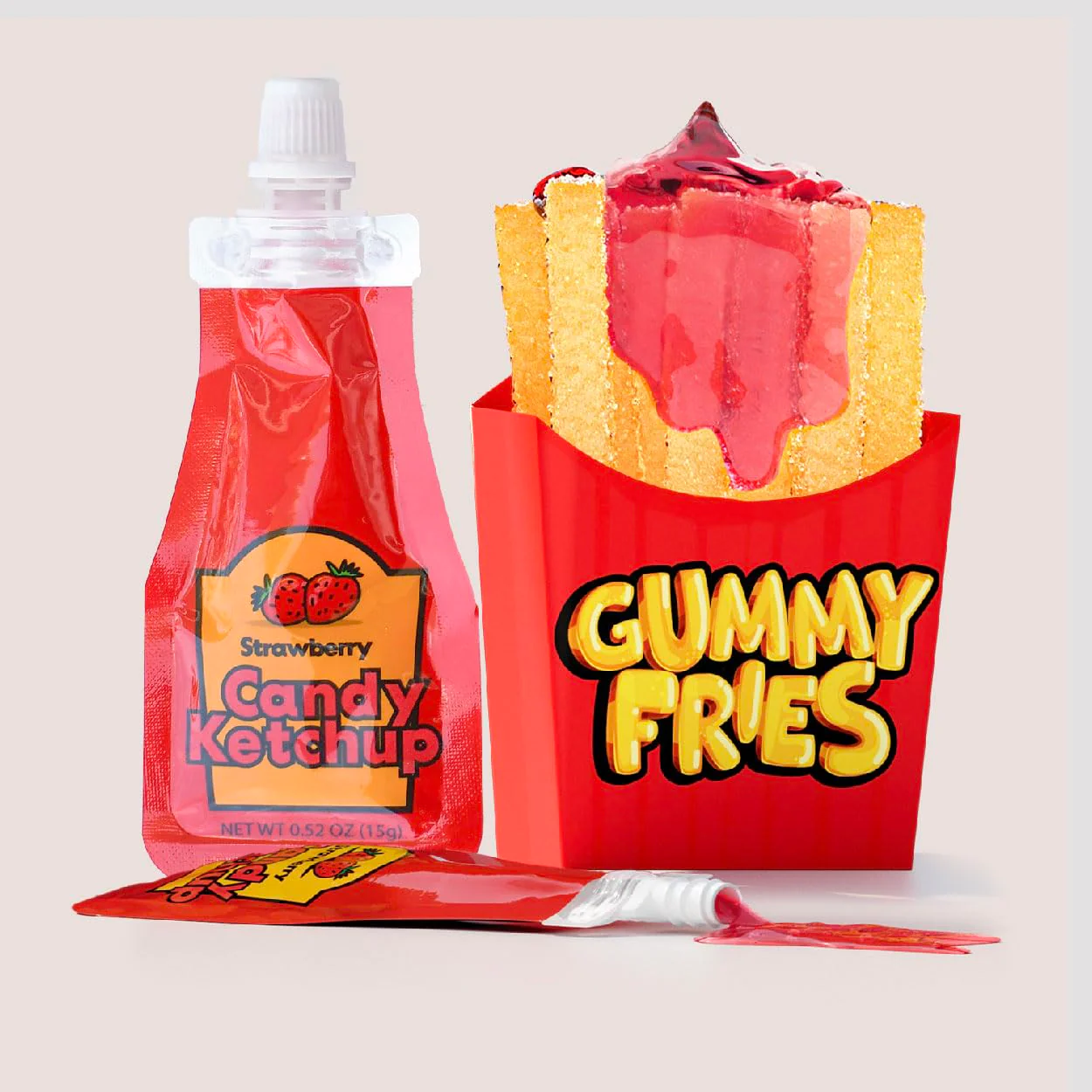 That's Sweet Gummy Fries with Ketchup 3.35oz (95g) - Image 2