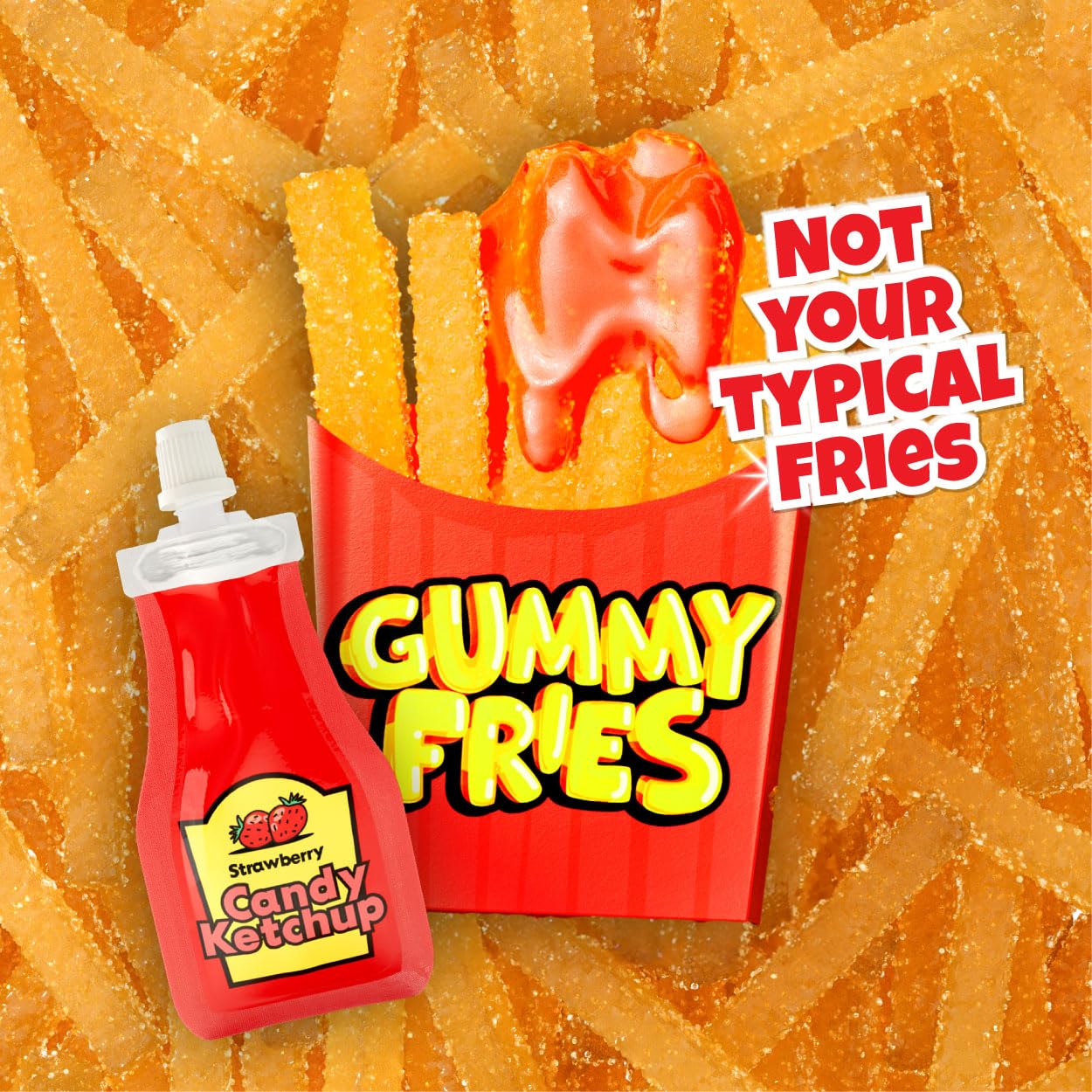 That's Sweet Gummy Fries with Ketchup 3.35oz (95g) - Image 6